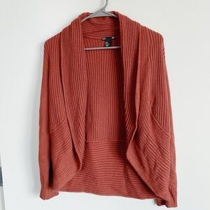 Forever 21 Orange Cardigan